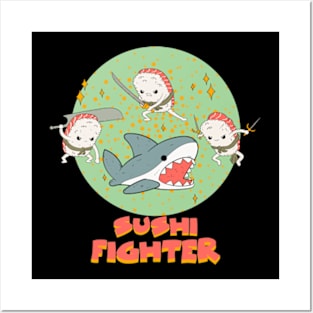 Sushi Fighter Posters and Art